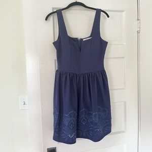 Francesca’s blue formal dress
